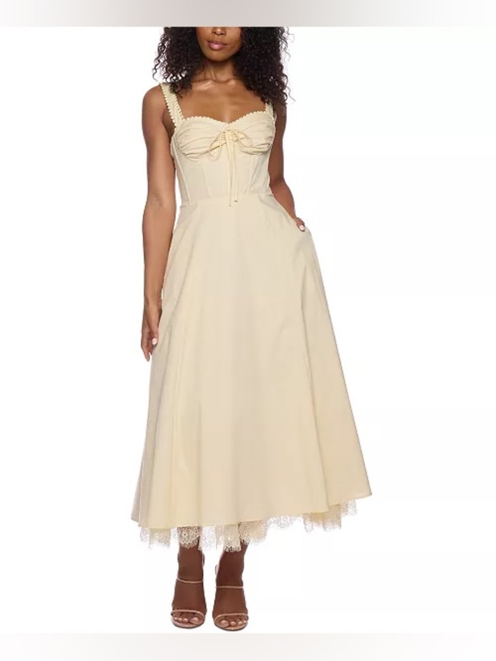 Juniors front midi dress 9/10